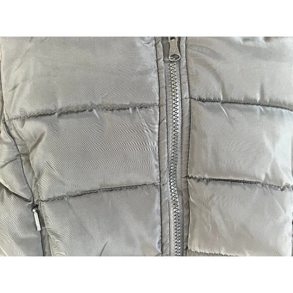 ZARA Black & Plaid Winter Puffy Vest XS - Picture 8 of 10
